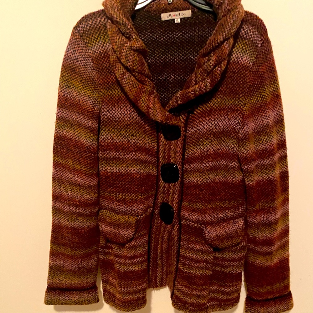 Avette Sweater with Beautiful Rich Colors